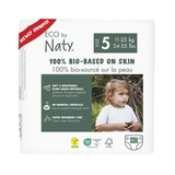 Органічні підгузки на липучках Eco by Naty 5 (11-25 кг), 40 шт. - Pampik