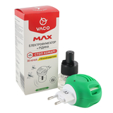 Електрофумігатор Vaco Max, з рідиною, 30 ночей + 10 ночей, додатково, 30 мл - Pampik