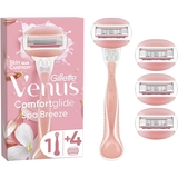 Станок для бритья Gillette Venus Comfortglide Spa Breeze с 4 сменными картриджами - Pampik