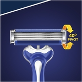 Одноразовые мужские станки для бритья Gillette Blue3 Comfort, 8 шт - Pampik - 2