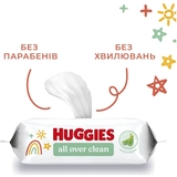 Набір вологих серветок Huggies All Over Clean, 224 шт. (4 уп. х 56 шт.) - Pampik - 7