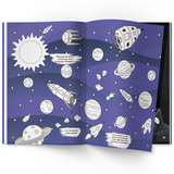 Перша кольорова розмальовка з розвивальними завданнями. Малюємо космос (F00026729) - Pampik - 3