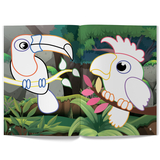 Перші розмальовки з кольоровим контуром і наліпками. Птахи (F00023851) - Pampik - 4