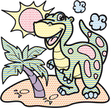 Водяні розмальовки. Динозаврики (F00014144) - Pampik - 2