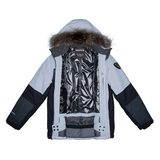 Куртка лыжная Huppa Niklas, р.140, серый с белым (18360030-00120-140) - Pampik - 5