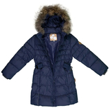 Пальто-пуховик Huppa Yasmine, р.S, темно-синий (12020055-70086-00S) - Pampik - 4