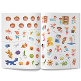 Книжка з наліпками. Тіло людини (F00027785) - Pampik - 7