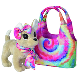 Іграшка Simba Собачка Chi Chi Love Чіхуахуа Фешн Батік, з сумочкою, 20 см (5890008) - Pampik