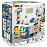 Інтерактивний супермаркет Smoby Максі з візком, звуком та світлом, 50 аксесуарів (350242) - Pampik - 5