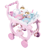 Сервірувальний візочок Smoby Дісней Принцеси зі знімним підносом з сервізом, 17 аксесуарів (312502) - Pampik