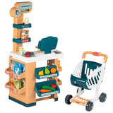 Інтерактивний маркет Smoby з візком, звуком та аксесуарами (350238) - Pampik