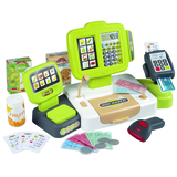 Ігровий набір Smoby Електронна каса з терміналом, вагами, сканером, зі звуком та світлом (350114) - Pampik