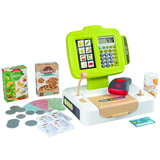 Ігровий набір Smoby Електронна каса зі сканером, звуком, світлом та аксесуарами (350113) - Pampik