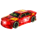 Автомобіль Dickie Toys Швидкісний біт, зі звуком та світлом, 20 см, червоний (3763010) - Pampik