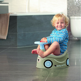 Горшок детский BIG с рулем и сигналом, серый (54801) - Pampik - 3