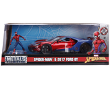 Машина металлическая Jada Марвел Человек-Паук Ford GT (2017) с фигуркой Человека-Паука (253225002) - Pampik - 12