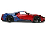 Машина металлическая Jada Марвел Человек-Паук Ford GT (2017) с фигуркой Человека-Паука (253225002) - Pampik - 8