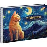 Альбом для малювання Yes Cats A4, спіраль, 30 аркушів, в асортименті (130572) - Pampik