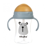 Поїльник-непроливайка Akuku, 300 мл, сірий (A0203) - Pampik