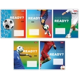 Набор тетрадей 1 Вересня Are you ready, А5, в клетку, 36 листов, 15 шт. (767321) - Pampik