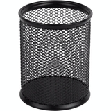 Підставка для канцелярського приладдя Axent, кругла, 8x8x10 см, чорний (2110-01-A) - Pampik