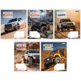 Набір зошитів 1 Вересня Moving forward, А5, в клітинку, 36 аркушів, 15 шт. (767328) - Pampik