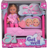 Игровой набор Simba Кукла Эви Легкое выздоровление, с эффектом и аксессуарами (5733407) - Pampik