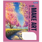 Набор тетрадей 1 Вересня Make Art, A5, в линию, 96 листов, 5 шт (766768) - Pampik - 4