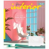 Набор тетрадей 1 Вересня Interior, A5, в линию, 60 листов, 10 шт. (766477) - Pampik - 2