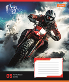 Набір зошитів 1 Вересня Life on wheels, А5, в лінійку, 48 аркушів, 10 шт. (767117) - Pampik - 5