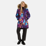 Парка Huppa Vivian 1, р.S, темно-фиолетовый с принтом (12498120-44673-00S) - Pampik - 2