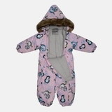 Дитячий зимовий комбінезон Huppa Keira, р.86, cвітло-рожевий з принтом (31920030-43203-086) - Pampik - 4