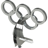 Колекційна модель-конструктор Metal Time Rings of Strength Олімпійські кільця (MT021Y) - Pampik - 4