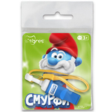 Свисток спортивний Tigres Смурфи, з ремінцем (40073) - Pampik - 3