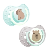 Пустышка силиконовая Lovi CapiChill, динамическая, 18+ мес, 2 шт., голубой (22/934boy) - Pampik
