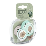 Пустышка силиконовая Lovi CapiChill, динамическая, 18+ мес, 2 шт., голубой (22/934boy) - Pampik - 4