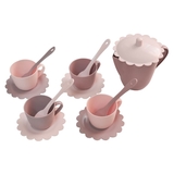 Набор посуды чайный Tigres Ромашка, 14 элементов, пудровый (39940) - Pampik - 2