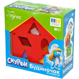 Игрушка-сортер Tigres Смурфы Домик развивающий (40068) - Pampik - 4