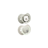 Пустышка силиконовая Lovi Buddy bear, динамическая, 0-6 мес, 2 шт., бежевый (22/863_new) - Pampik