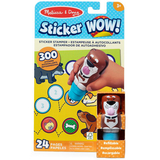 Набор из блокнота и штампа с наклейками Melissa & Doug Sticker WOW! Щенок (SM93205/6074891) - Pampik