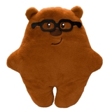 М'яка іграшка-подушка Tigres Ведмедик в окулярах, 40 см (ПД-0154) - Pampik