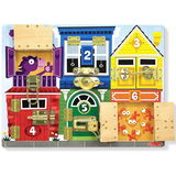 Бизиборд Melissa & Doug Деревянная доска с задвижками (SM93406/6075185) - Pampik - 2