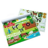 Набор многоразовых наклеек Melissa & Doug Среда обитания животных (SM93209/6836) - Pampik - 3