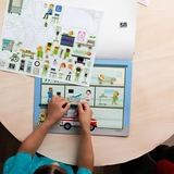 Набор многоразовых наклеек Melissa & Doug Транспорт (SM93209/6812) - Pampik - 5