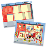 Набор многоразовых наклеек Melissa & Doug Мой город (SM93209/6805) - Pampik - 2