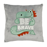 Подушка декоративная Tigres Дракончик Be brave, 33х33 см (ПД-0467) - Pampik