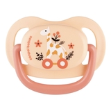 Силіконова анатомічна пустушка Canpol Babies Toys, 6-18 міс., рожевий (23/257_pin2) - Pampik