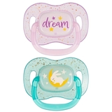 Силіконова симетрична пустушка Canpol Babies NightGlow, 0-6 міс., рожевий (34/942_pin) - Pampik - 2