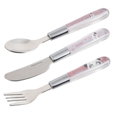 Набір столових приборів Canpol babies Exotic Animals нержавіюча сталь, рожевий (9/477_pin2) - Pampik - 2