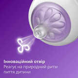 Пляшечка для годування Philips Avent Natural Природний потік, 125 мл (SCY900/01) - Pampik - 4